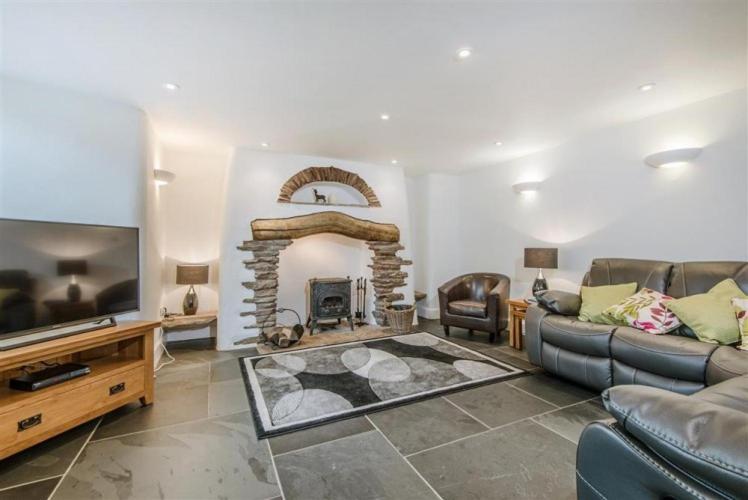 Villa Revelstoke Park House Noss Mayo Exterior foto